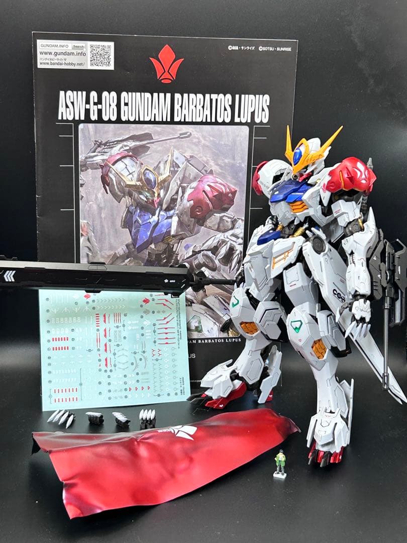 MG ガンダムバルバトスルプス　全塗装済み完成品マント鉄血のオルフェンズ