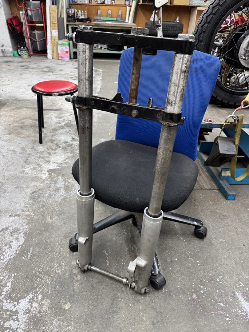 ハーレー　ショベル　フロントフォーク　ロングフォーク