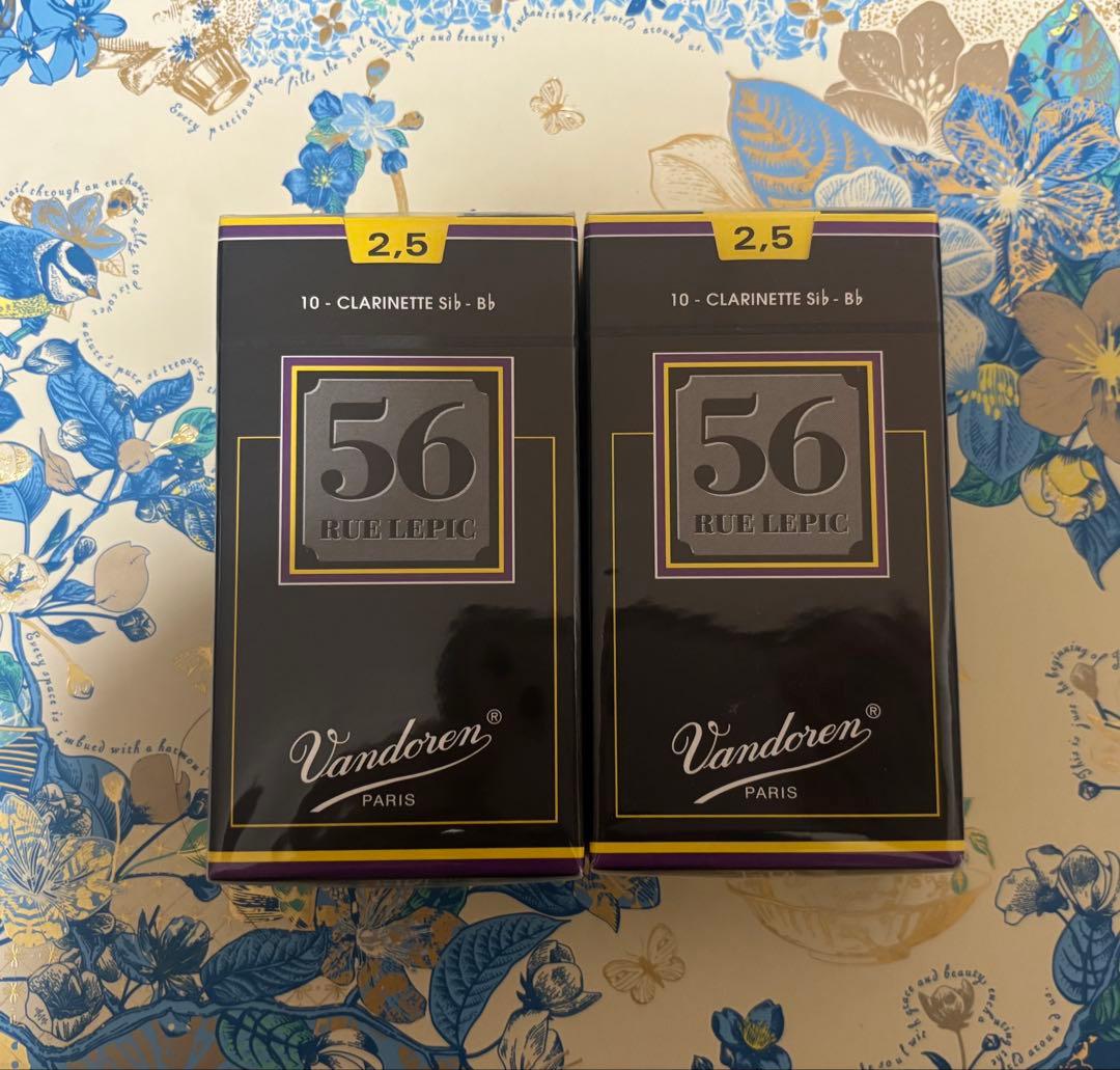 2箱　Vandoren 56 Rue Lepic クラリネットリード 2.5