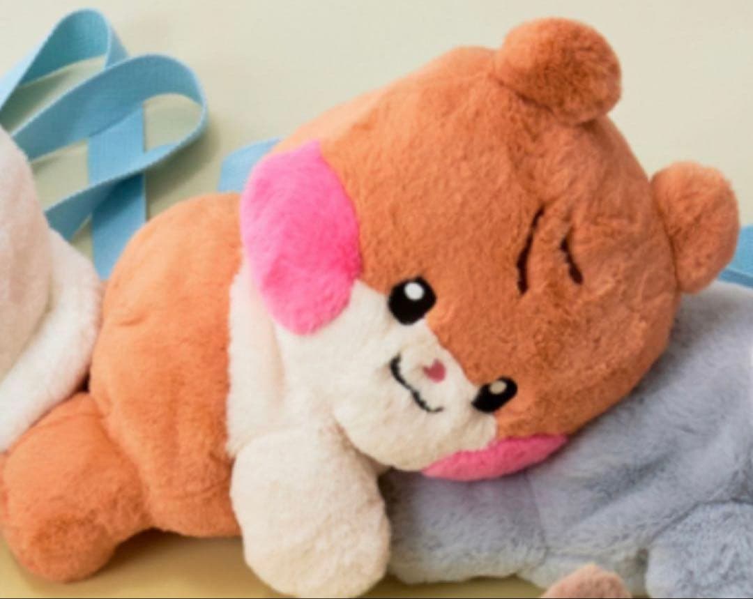 LINEFRENDS★zeroni★ビニニ ★ぬいぐるみバッグ&ベビーバッジ★