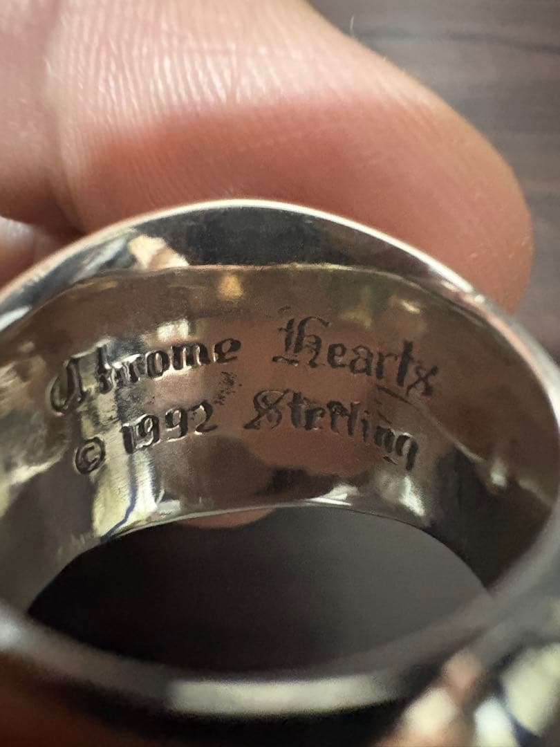 フロンティーアクロムハーツ 1992刻印 ハート フローラル リング