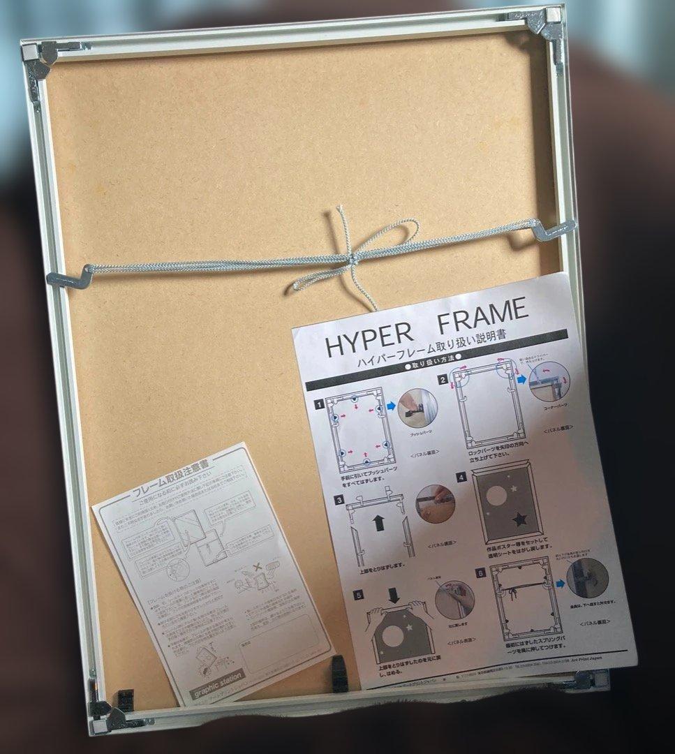 新品直筆絵画『原マスミ／黒ガーター』豪華（大衣）額付