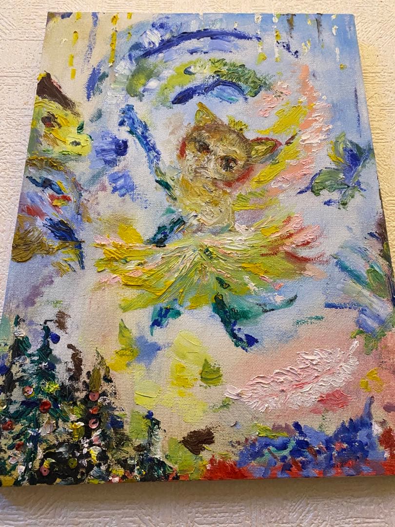 油彩　【practice dancing 】　一点もの　4F