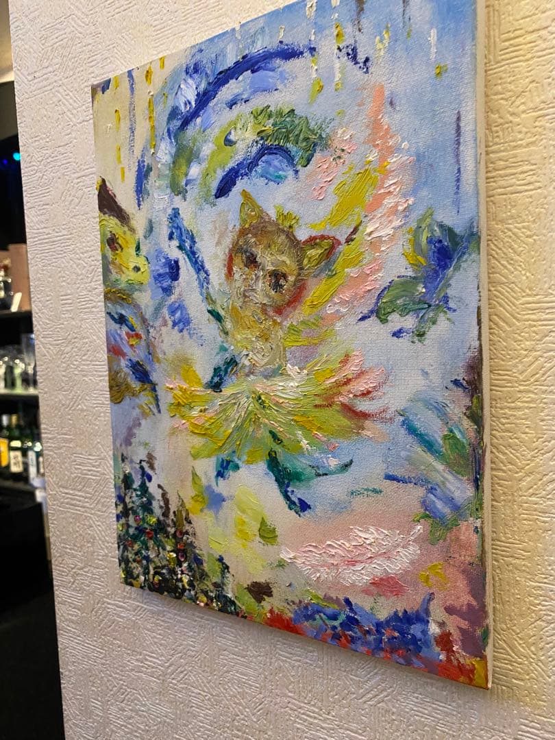 油彩　【practice dancing 】　一点もの　4F