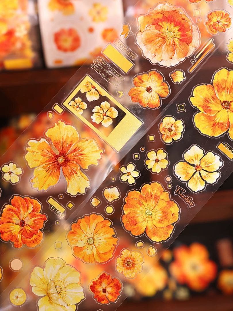 ⭐️SALE⭐️小白家文創《鎏金漫漫》海外マスキングテープ マステ 【2749】