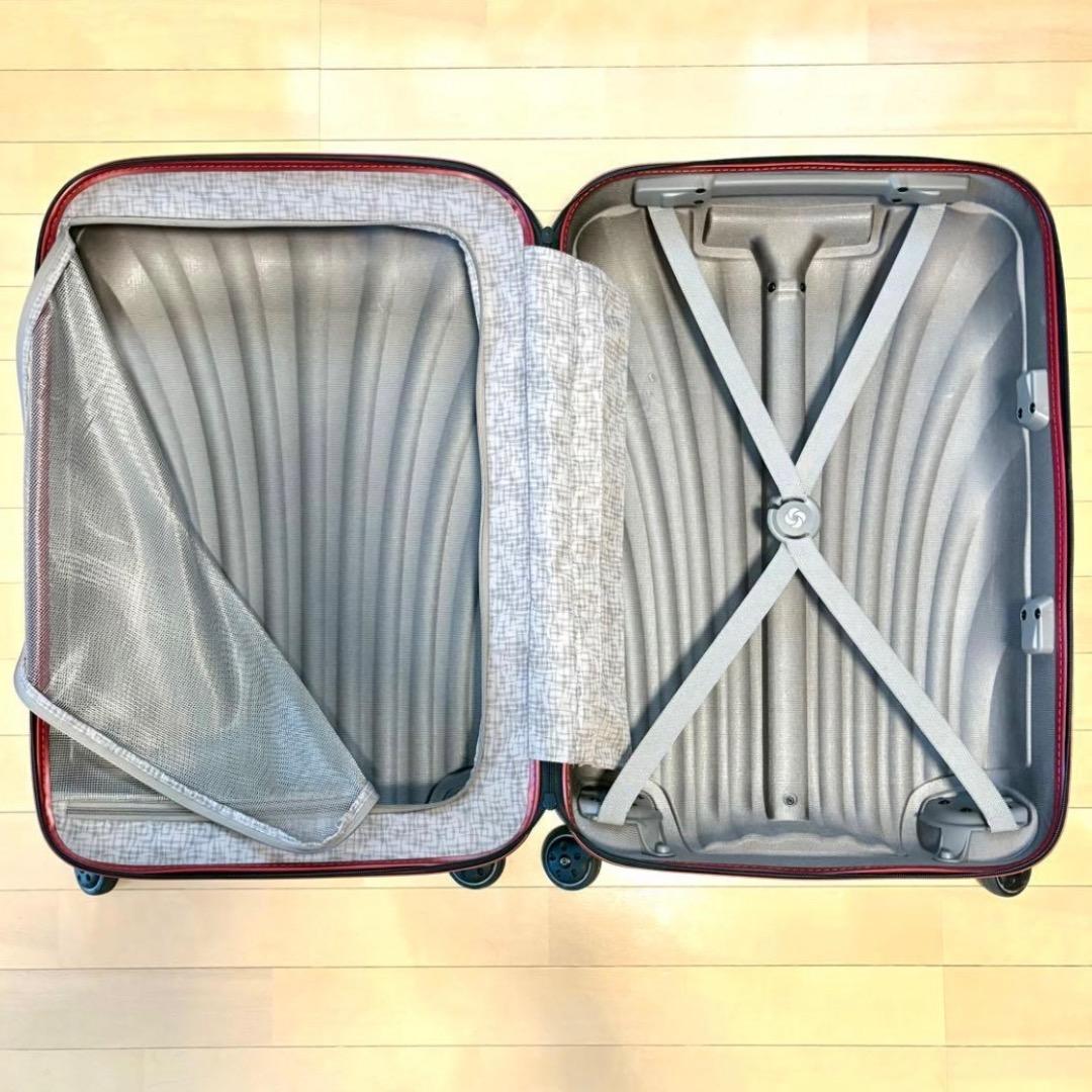 【超軽量】サムソナイト コスモライト赤い68L 定価6万以上4〜7泊用 4輪