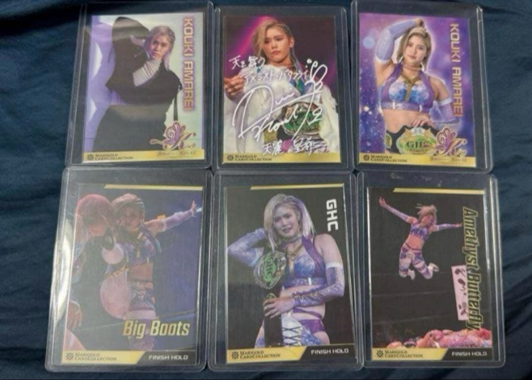 女子プロレス　マリーゴールド　トレーディングカード　天麗皇希　トレカ　6種