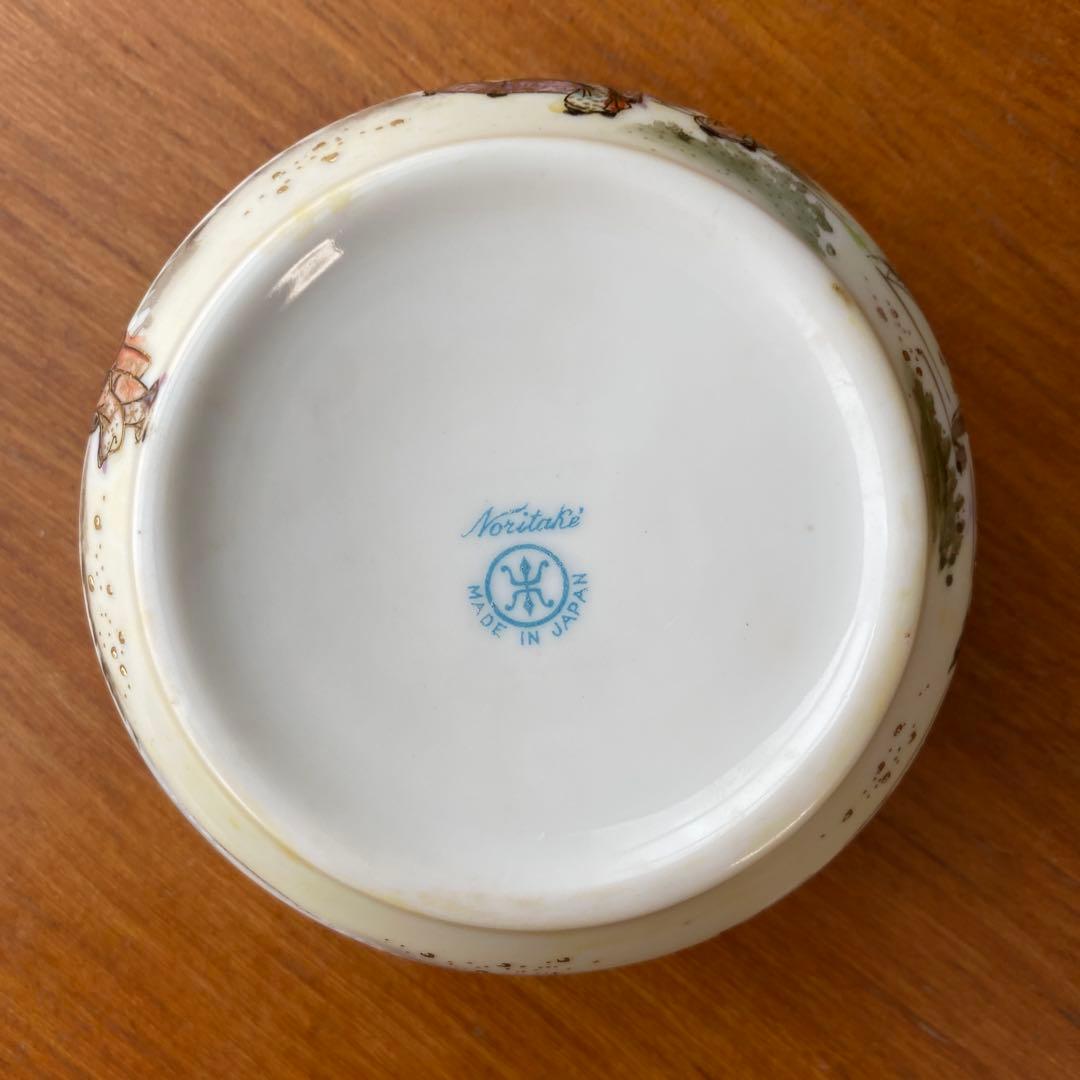 希少　オールドノリタケ　シュガーボウル 急須　英国里帰り品　人気の着物絵　芸者