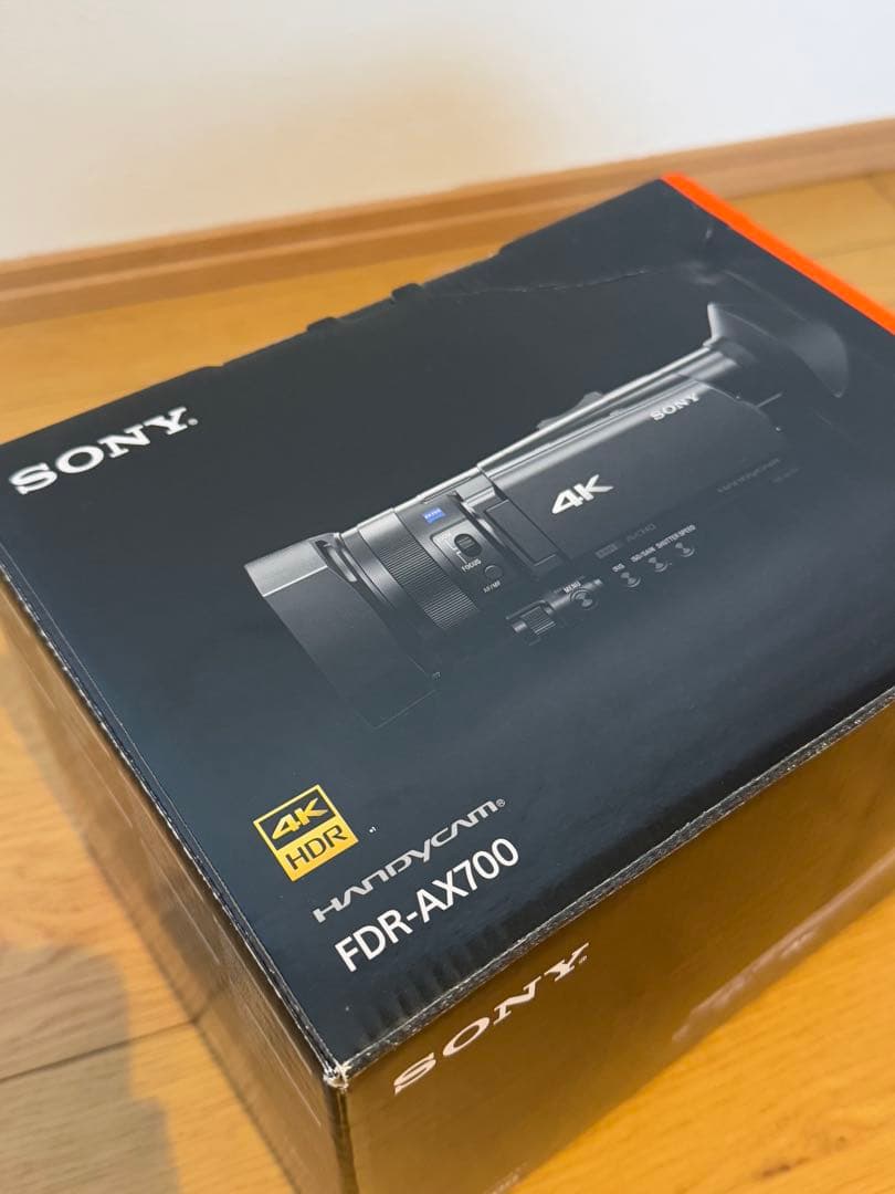 未使用 SONY FDR-AX700 4Kビデオカメラ 本体