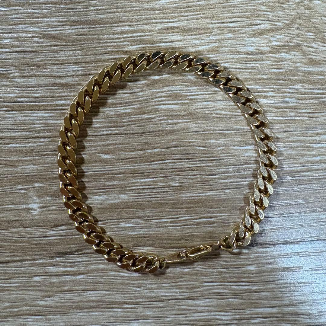 14K刻印 喜平 チェーンブレスレット 約11g 遺品整理品