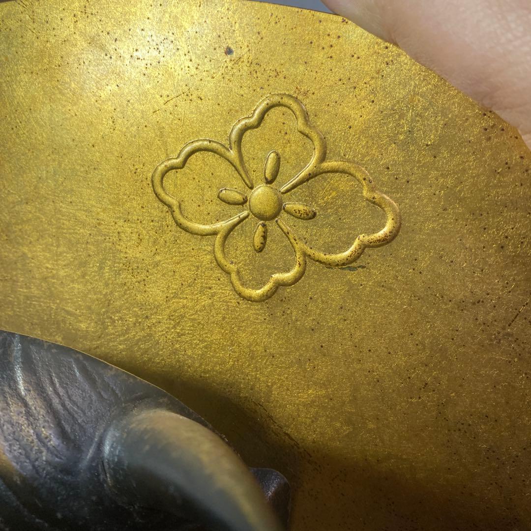 鉄製般若面【扇子額付】