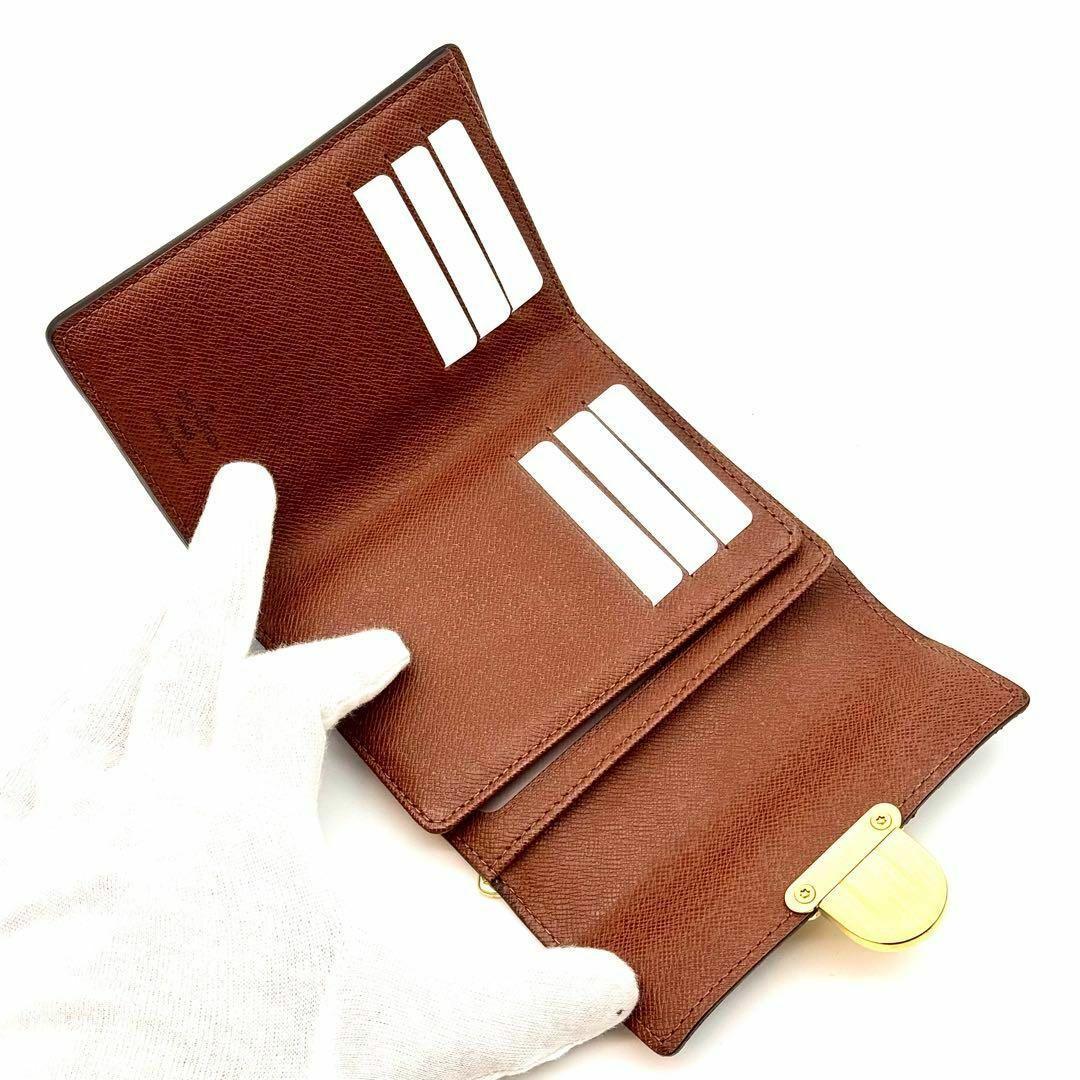 【超美品】 ルイヴィトン ダミエ ポルトフォイユ コアラ カード9枚 三つ折り
