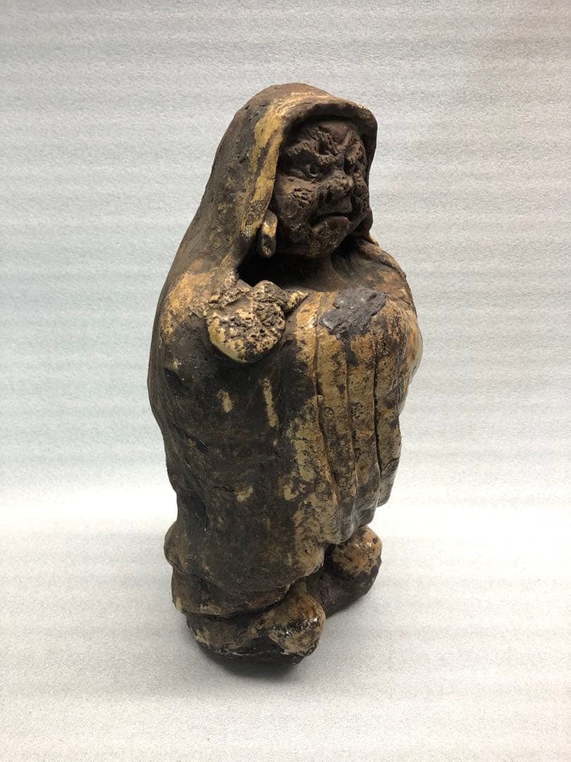 達磨大師像　達磨　焼物　置物　古美術