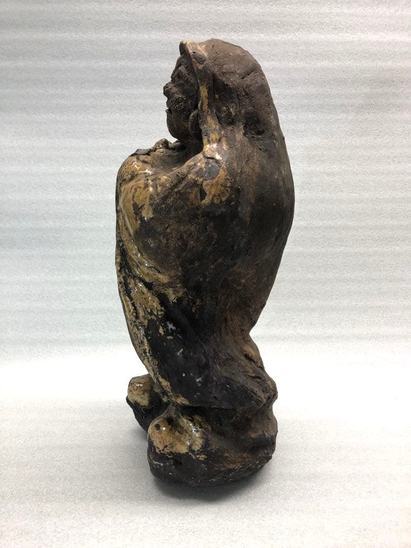 達磨大師像　達磨　焼物　置物　古美術