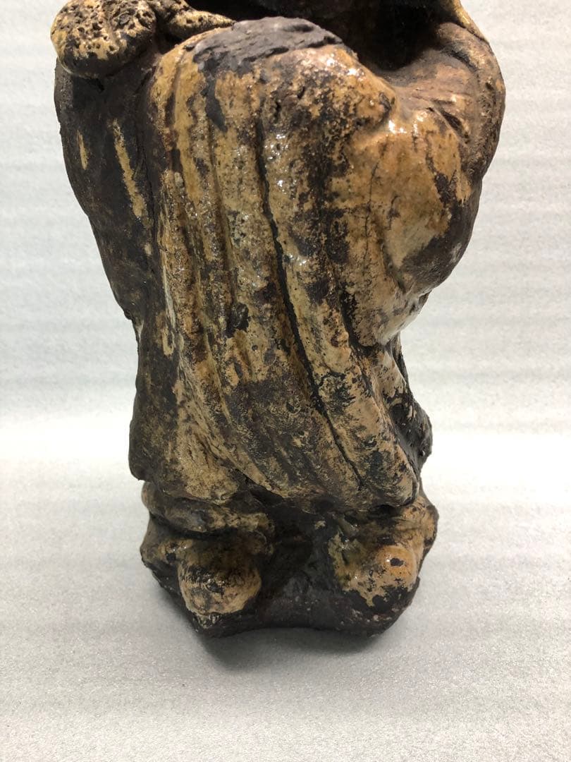 達磨大師像　達磨　焼物　置物　古美術