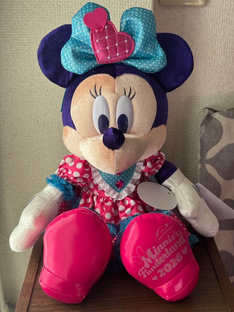 新品未使用　東京ディズニーランド　ミニー　ぬいぐるみ　パルパルーザ　2026