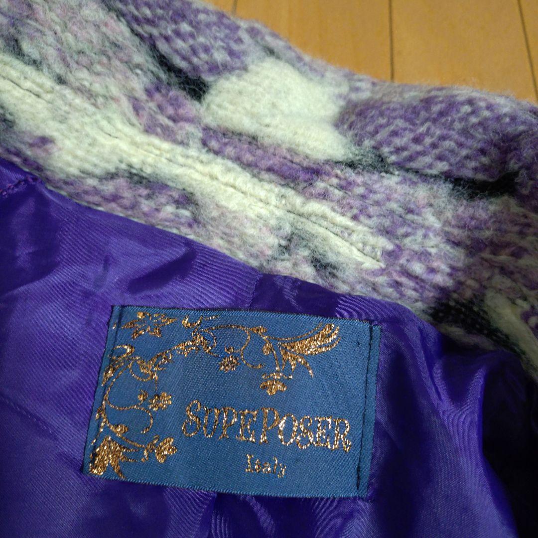 専用　SUPEPOSER イタリア製　ウールコート　バルーン L