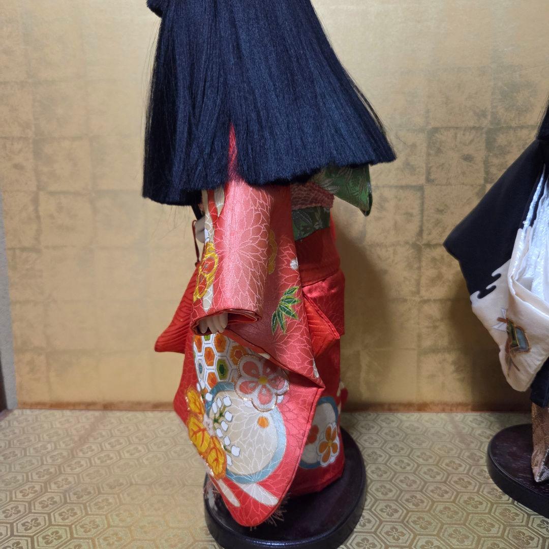 松寿作　 市松人形 　2体　男の子　女の子