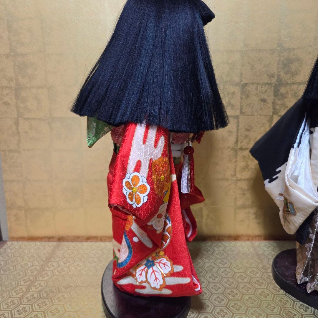 松寿作　 市松人形 　2体　男の子　女の子