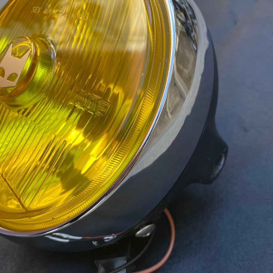 【極美品】マーシャル　ヘッドライト　160パイ 160mm イエローレンズ