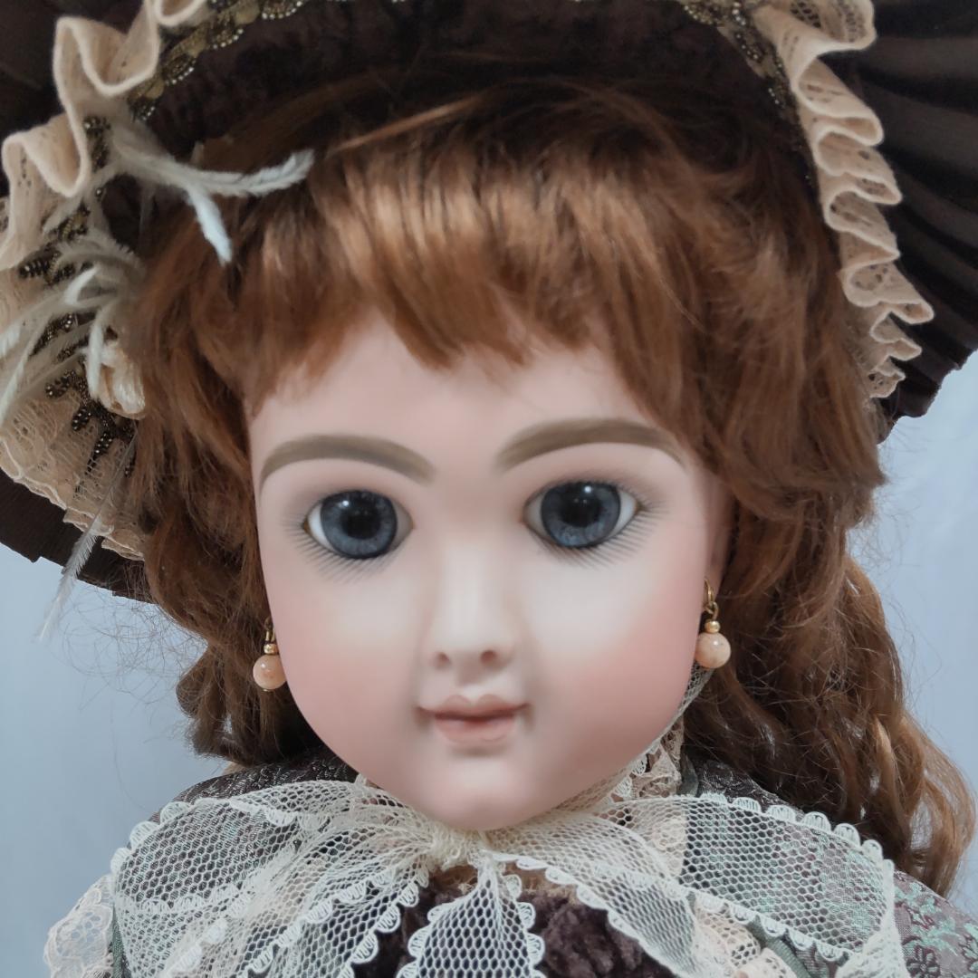 ベベフルール　アンティークドール　リプロ　作家　大きい人形