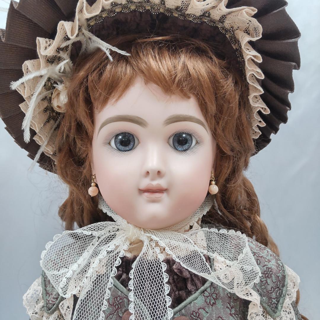 ベベフルール　アンティークドール　リプロ　作家　大きい人形