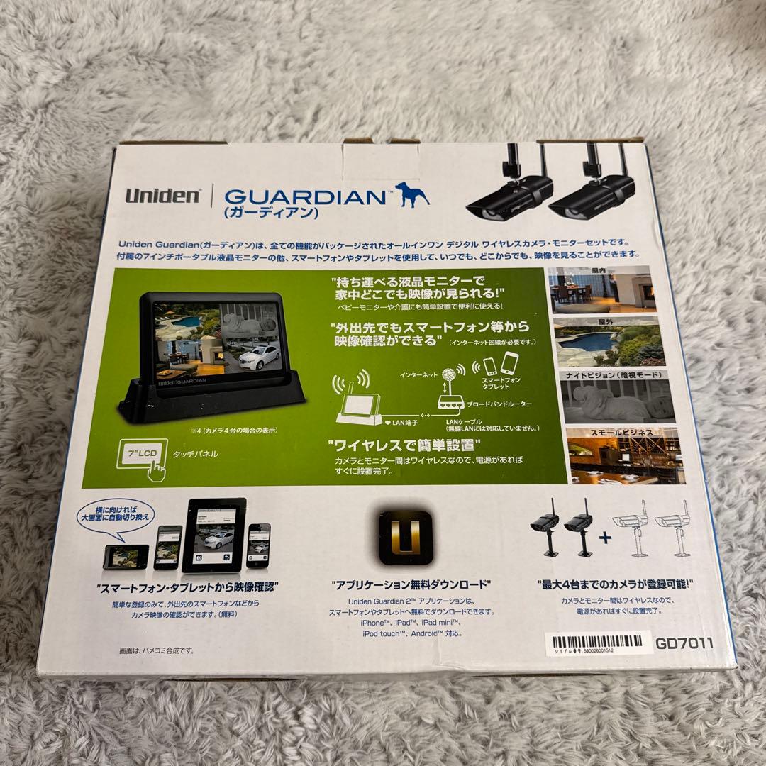 新品未使用　ユニデン防犯カメラ　ガーディアン　GD7011