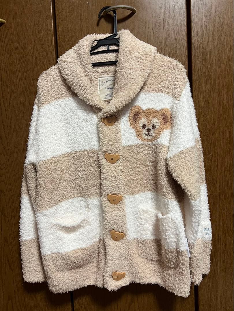 ダッフィー　ジェラートピケ　カーディガン