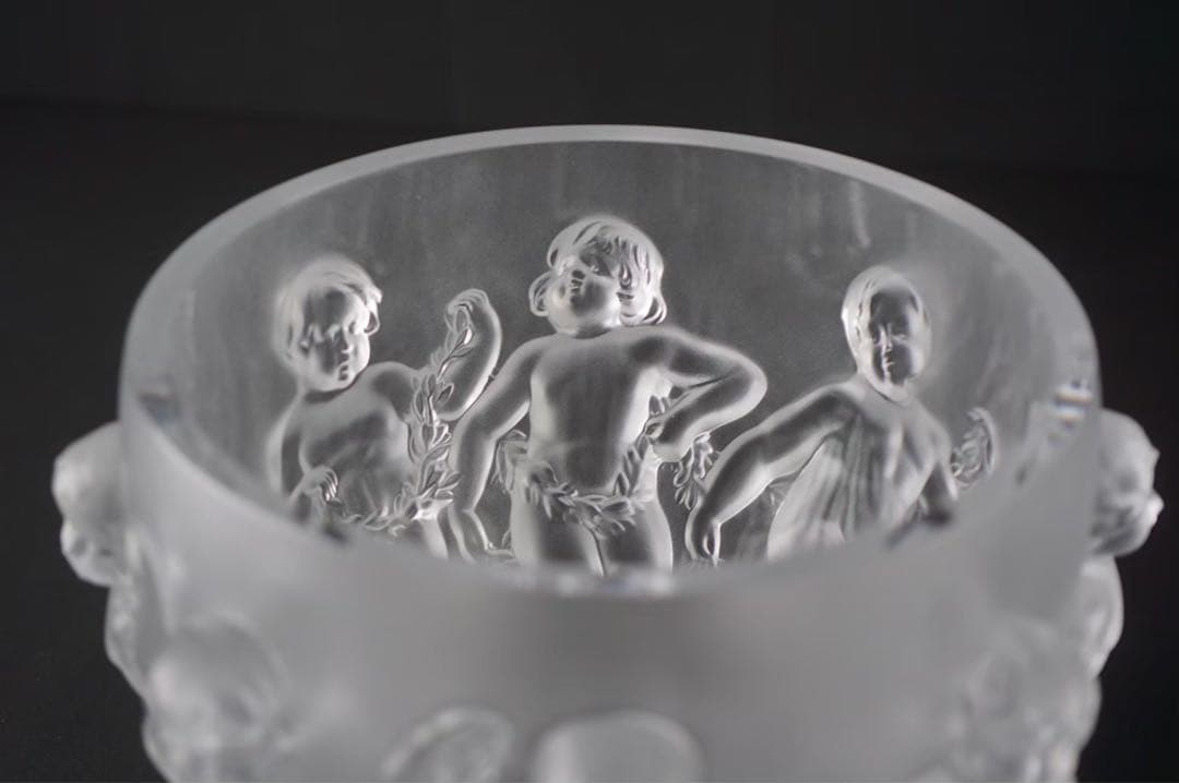 ルネ・ラリック「リュクサンブール」 花瓶 元箱あり R.LALIQUE