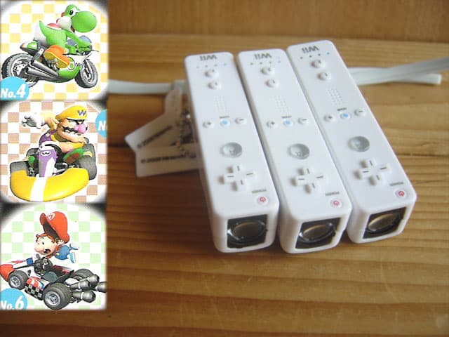 ♯Euv01BbマリオカートWiiリモコンプロジェクターライト全6種 ガシャポン