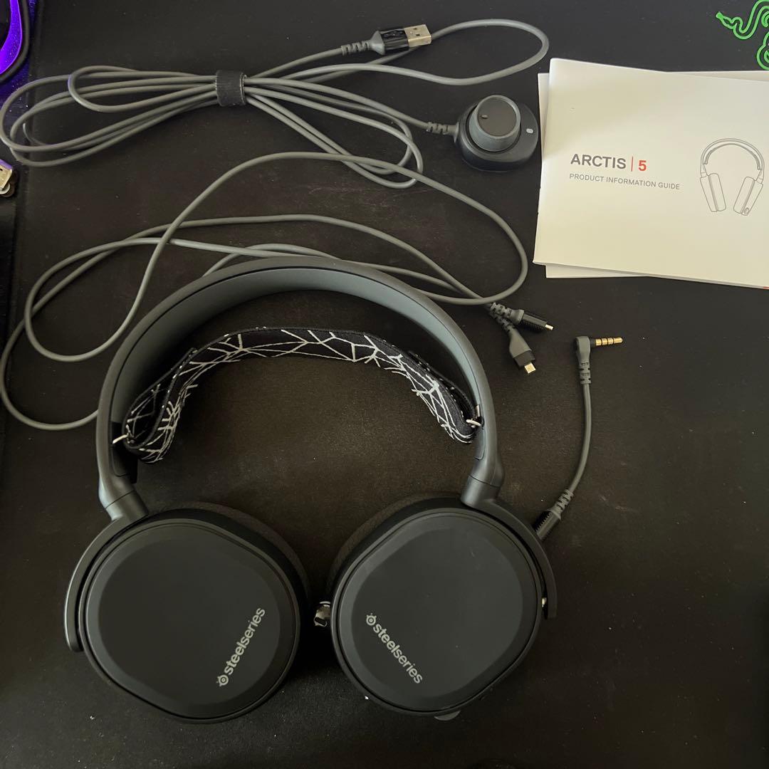 ヘッドホン STEELSERIES ARCTIS 5 BLACK