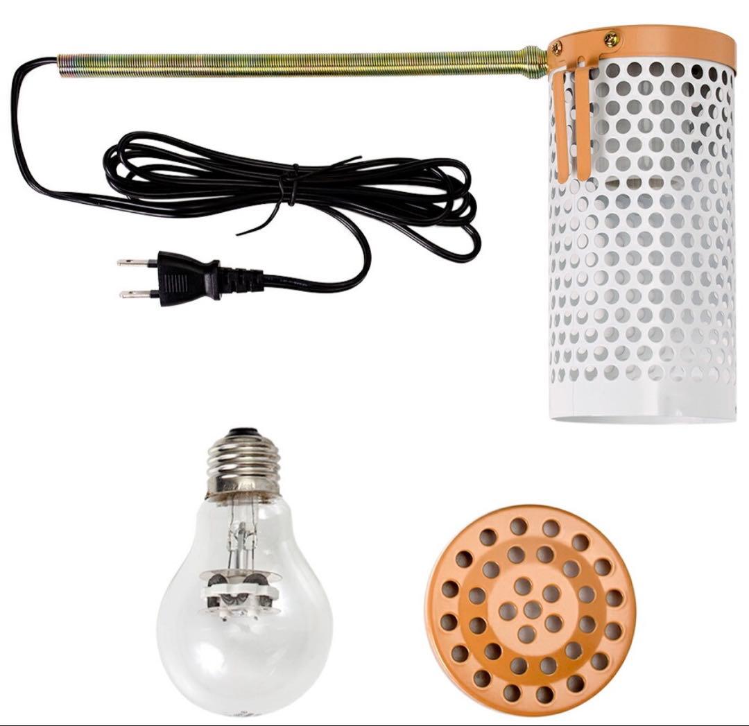 保温電球40Wカバー付き＆ミニマルサーモ&マルチパネルヒーター 16Ｗ　セット