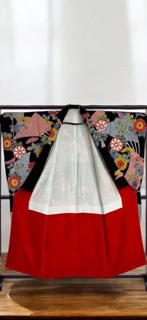 京紅型 栗山吉三郎　振袖（袋帯・小物セット）