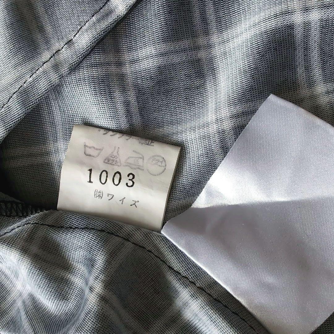 Y's 80sヴィンテージ　チェック柄ジャージー サルエルパンツ 美品