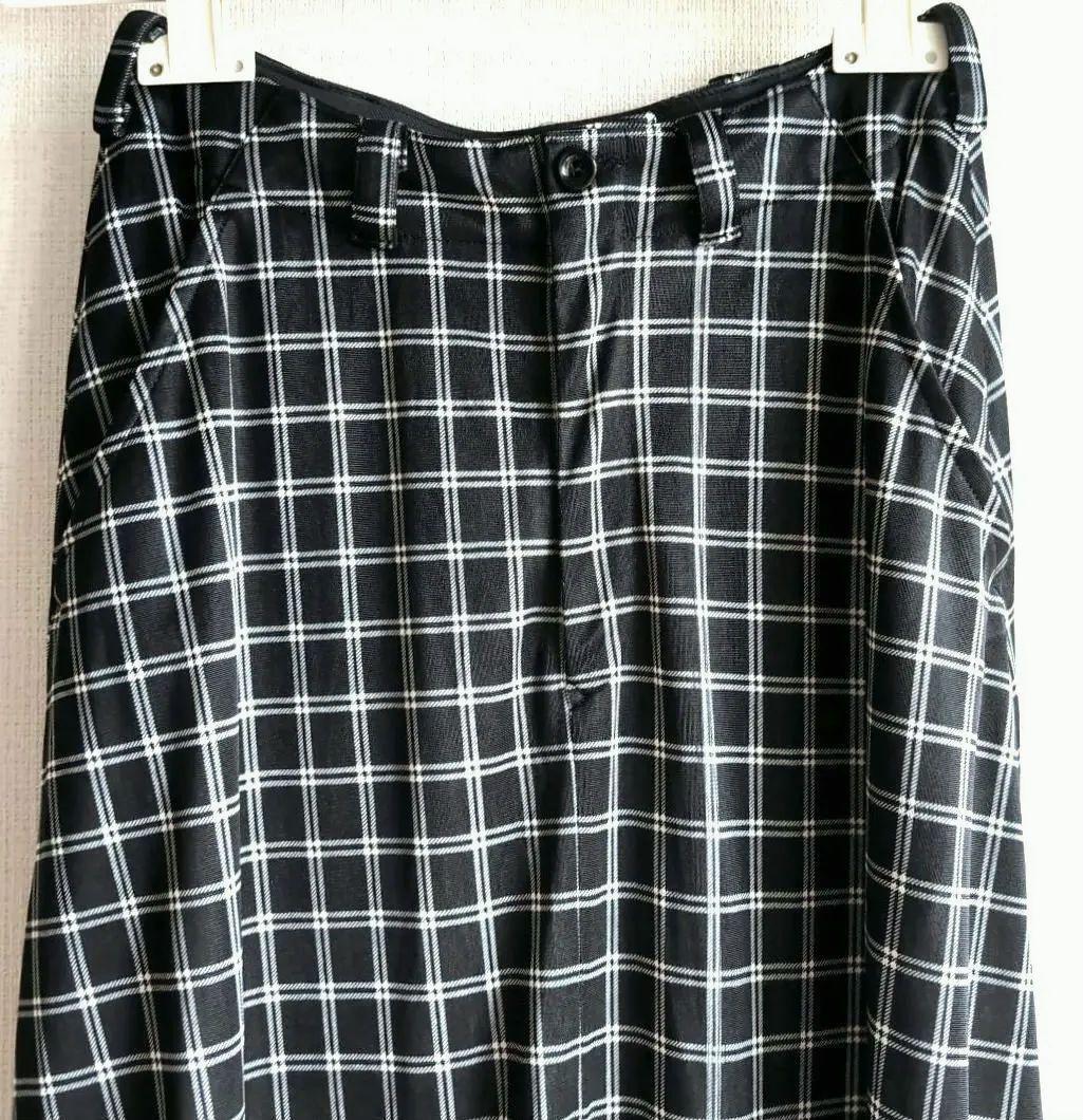 Y's 80sヴィンテージ　チェック柄ジャージー サルエルパンツ 美品