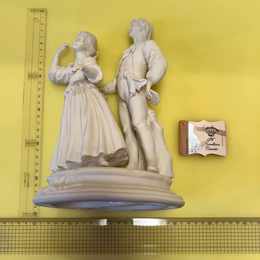 カポディモンテ　イタリア製　陶人形　置物　フィギュア　クリスマス　ギフト