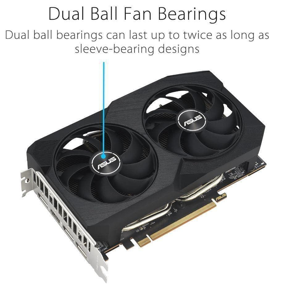 グラフィックボード・グラボ・ビデオカード ASUS Radeon DUAL RX7600 OC 8GB DDR6