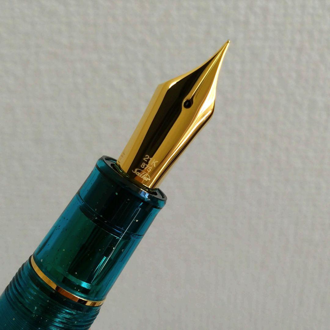 文具館コバヤシ　限定　オリジナル万年筆　翡翠Female 字幅F