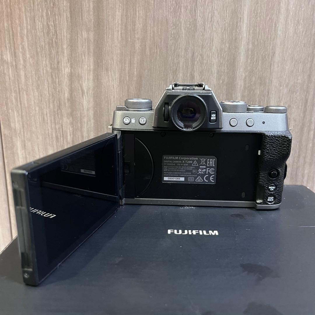 Fujifilm X-T200 純正レンズ2個・説明書等書類付き