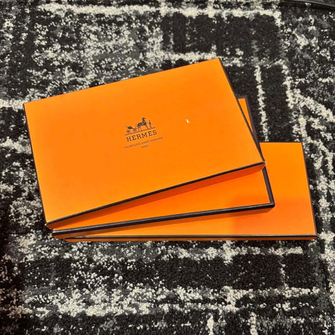 35 HERMES　エルメス　オレンジ　空箱　長方形　13個セット
