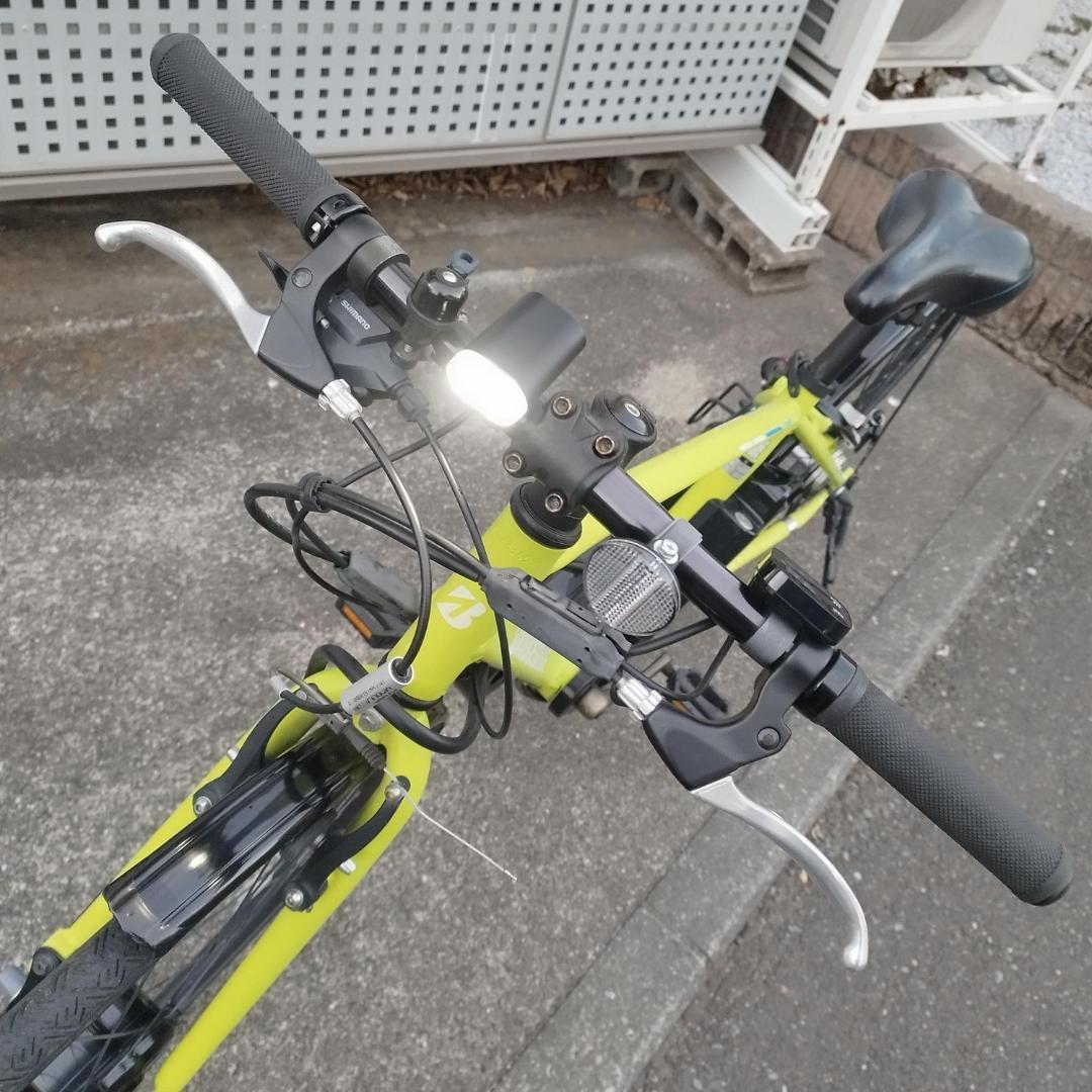 極美品 ブリヂストン 電動自転車 TB1e TB7B42 B400バッテリー