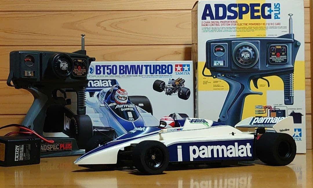タミヤF103RS＆ブラバムBT50ボディ＆ADSPECプロポ＆バッテリーセット