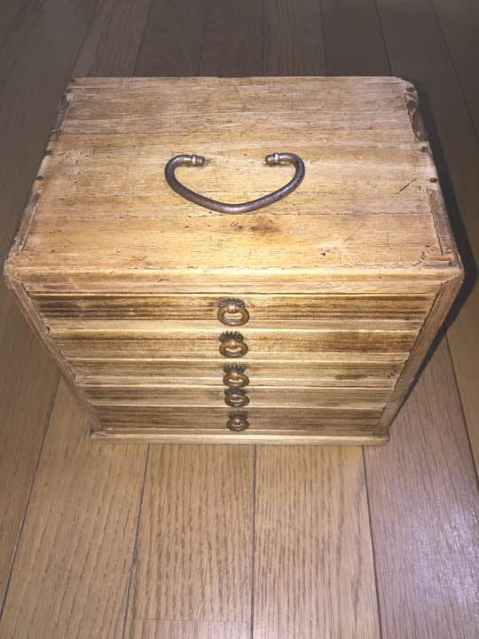 麻雀牌 木箱付き