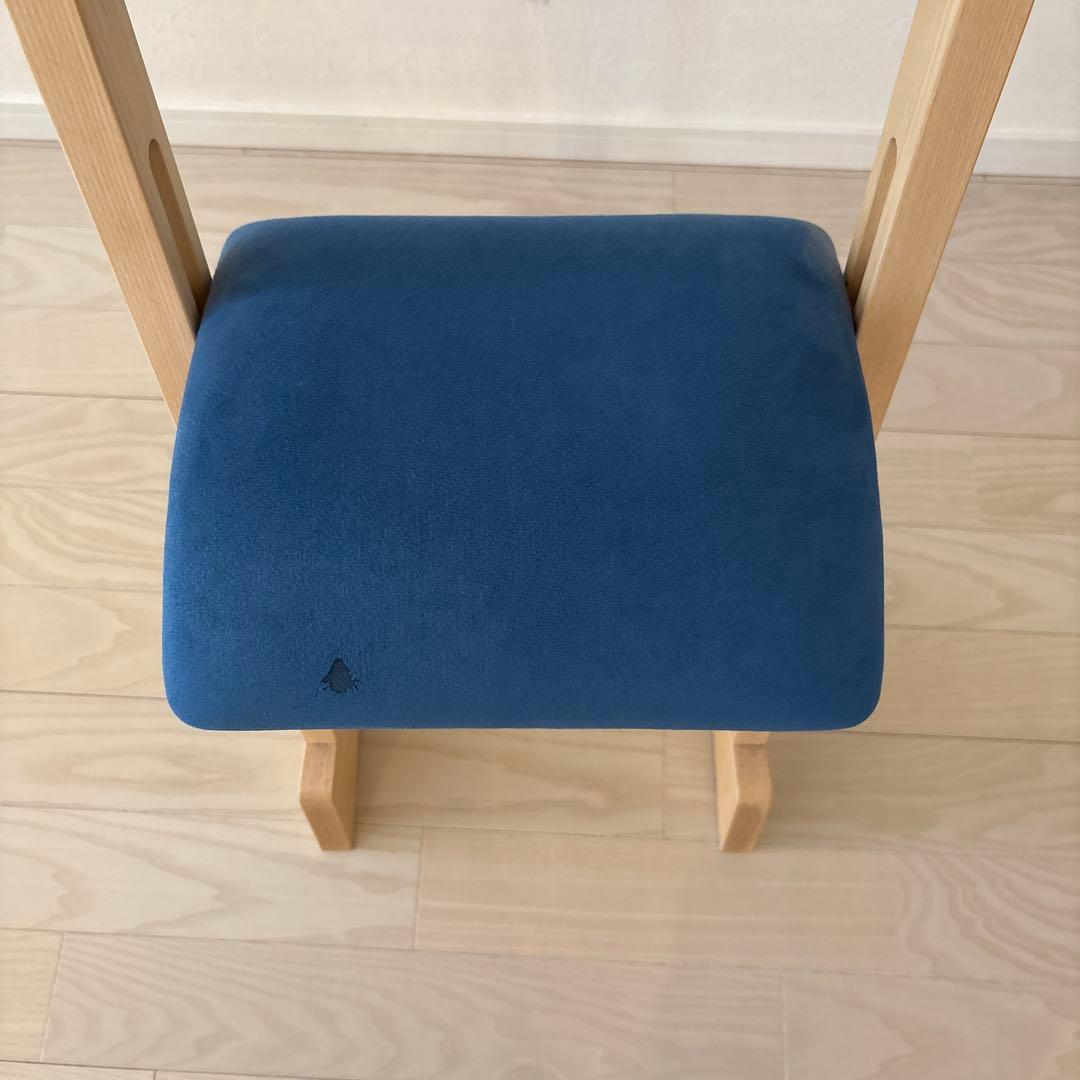 匠工芸　パロットチェア　ネイビー　キッチン　高さ調節　スツール　チェア