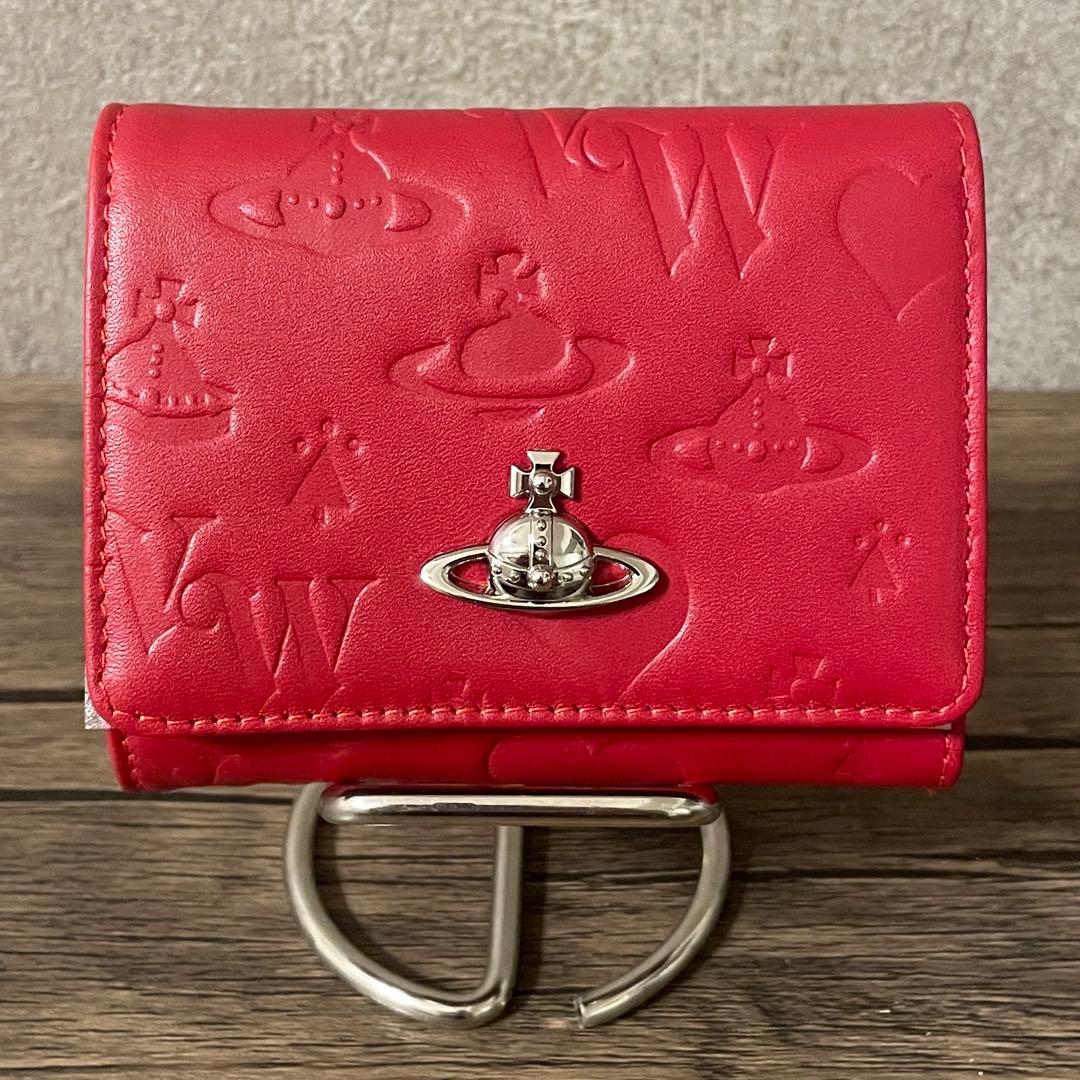 Vivienne Westwood 赤 三つ折り財布 新品未使用