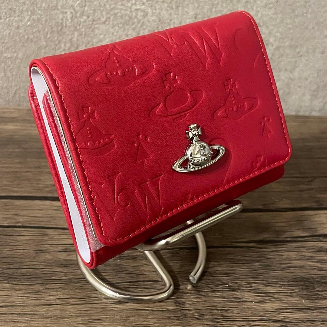 Vivienne Westwood 赤 三つ折り財布 新品未使用