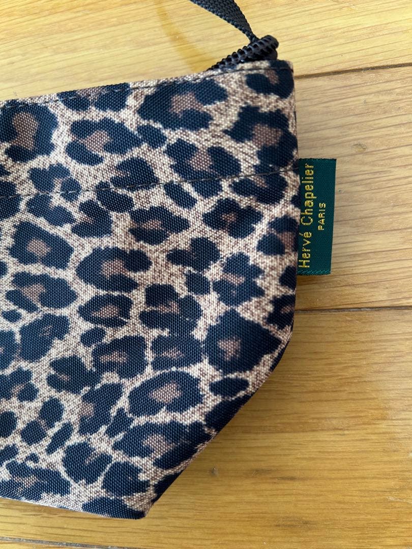 エルベシャプリエ ヒョウ柄 レオパード ミニショルダーバッグ ポシェット