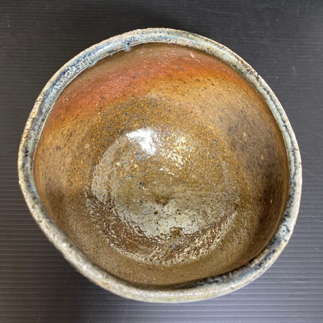 名工　西浦武　越前茶碗　共箱　幅約12.2㎝　東さ7-1012☆2F