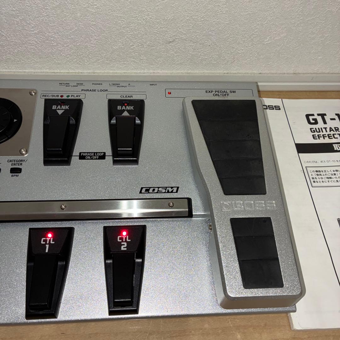 完動品！acアダプターセット　【美品】BOSS GT-10 マルチエフェクター