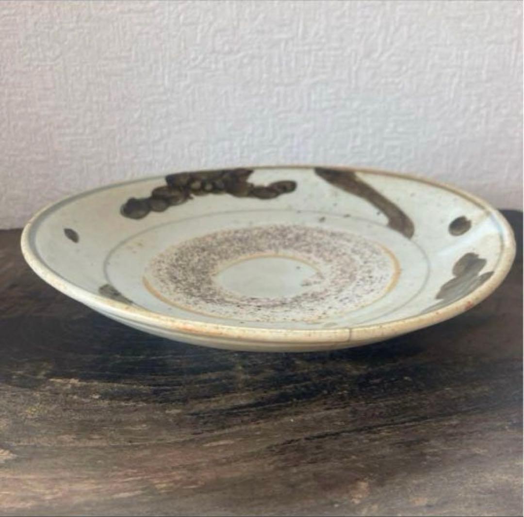江戸期 波佐見焼 くらわんか皿 古物 骨董 古唐津　古伊万里　スリップウェア
